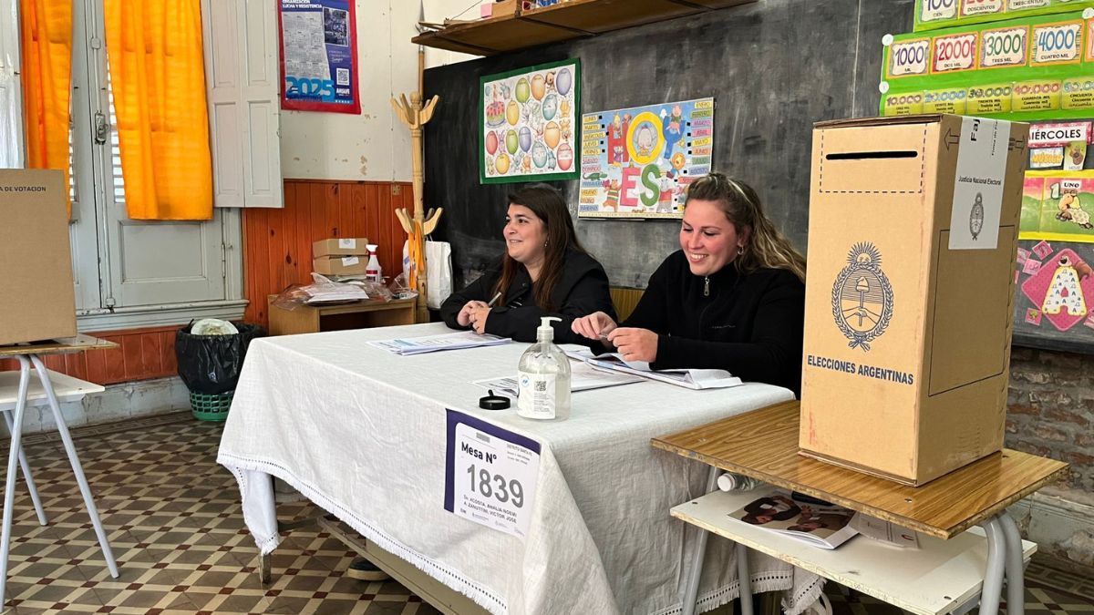 Campo Piaggio contó con una sola mesa de votación.