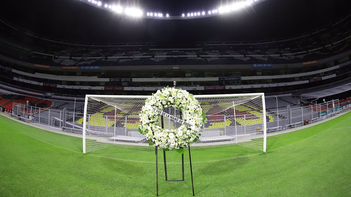 El histórico arco en el que Maradona utilizó la mano de Dios para anotarle un gol a los ingleses. Ese día