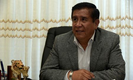 César Salinas, expresidente de la Federación Boliviana de Fútbol. César Salinas, expresidente de la Federación Boliviana de Fútbol.