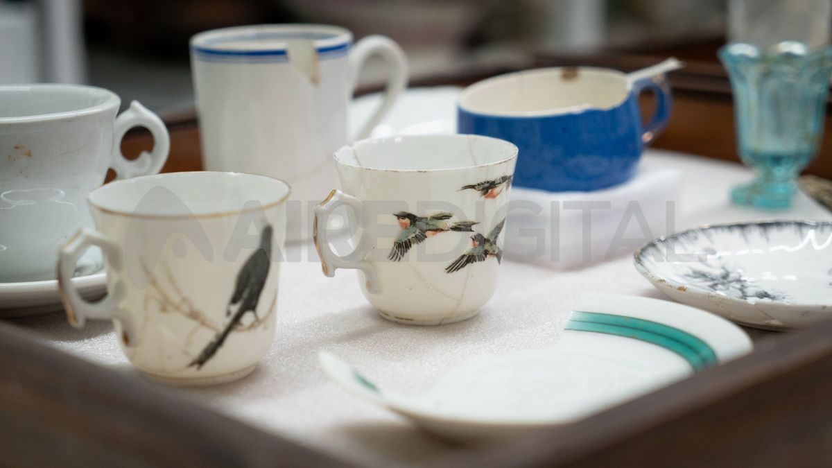 Las tazas están en muy buen estado de conservación, a pesar de que llevan enterradas más de un siglo. Las tazas están en muy buen estado de conservación, a pesar de que llevan enterradas más de un siglo.