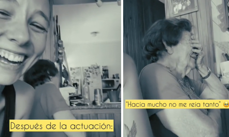 Grabó a su abuela fingiendo para una beca, ella no soportó la risa y se volvió viral. Grabó a su abuela fingiendo para una beca, ella no soportó la risa y se volvió viral.