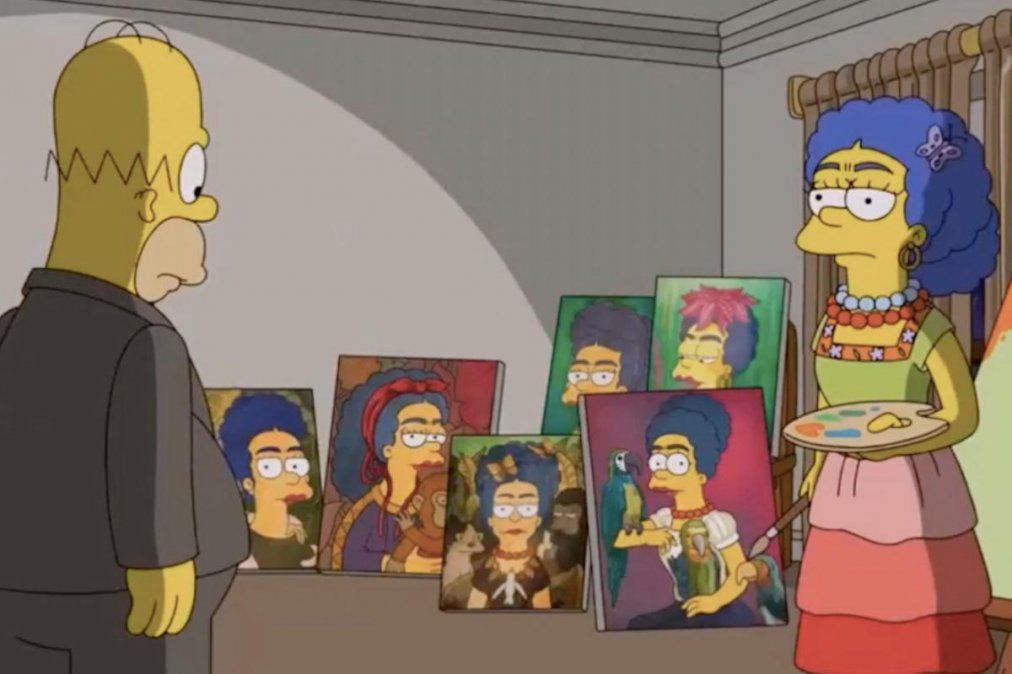 Los Simpson: Marge y Homero son Diego Rivera y Frida Kahlo en un episodio de la nueva temporada