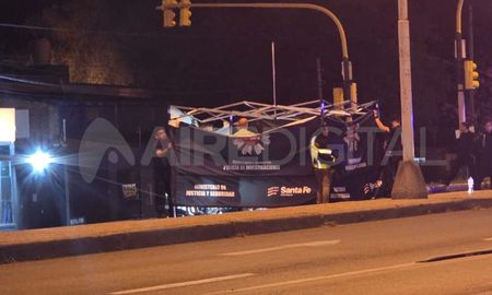 El accidente ocurrió este viernes por la noche en la Ruta Provincial 1. El accidente ocurrió este viernes por la noche en la Ruta Provincial 1.