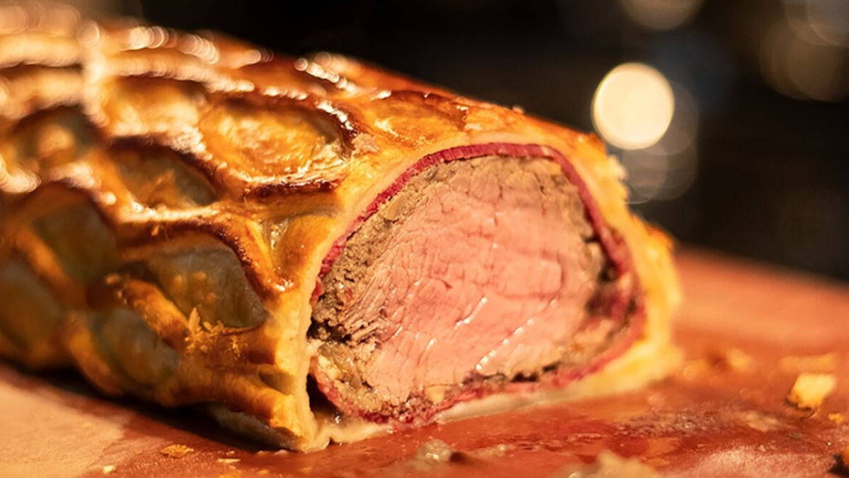 Receta de lomo Wellington.