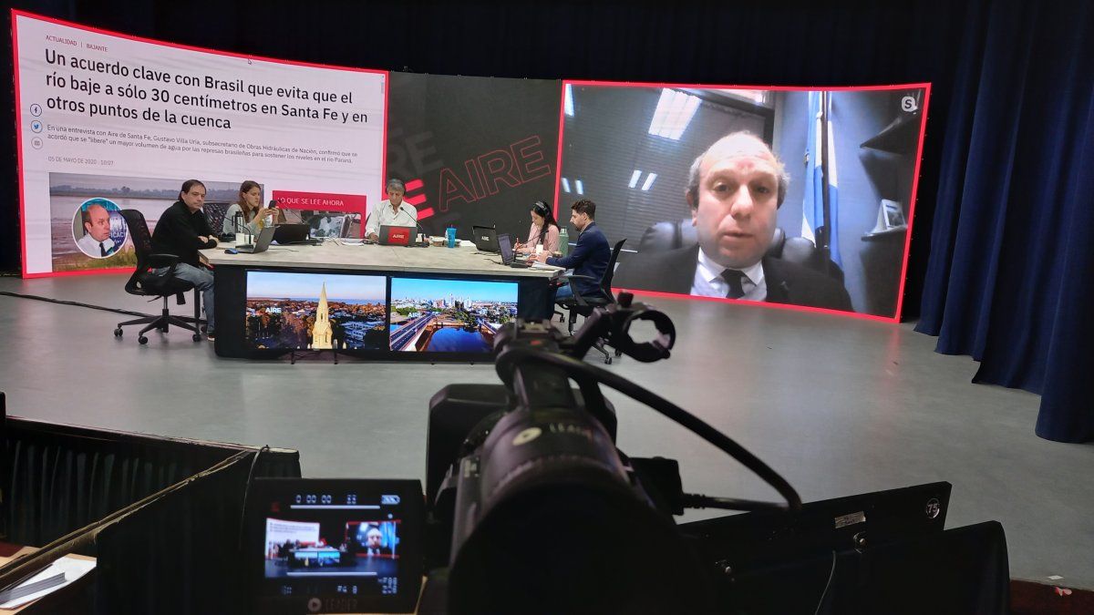 Villa Uría recordó que cuando hay bajante las bombas de las tomas de agua rinden menos y puede haber dificultades con la calidad del agua.