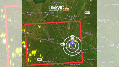 Aviso meteorológico por tormentas en el sur de Santa Fe: qué zonas están afectadas este jueves