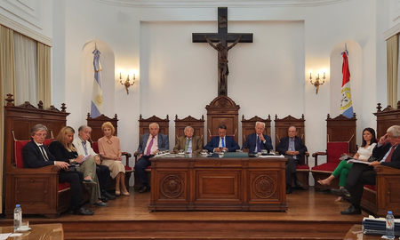 El Tribunal de Enjuiciamiento dispuso la destitución de Sinchez de manera unánime El Tribunal de Enjuiciamiento dispuso la destitución de Sinchez de manera unánime