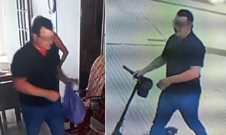 El ladrón llegó a la vivienda, consiguió mediante un engaño una suma millonaria y se retiró de la casa con la bolsa en mano y en monopatín. Imágenes: gentileza Gastón Bais, periodista de Reconquista. El ladrón llegó a la vivienda, consiguió mediante un engaño una suma millonaria y se retiró de la casa con la bolsa en mano y en monopatín. Imágenes: gentileza Gastón Bais, periodista de Reconquista.
