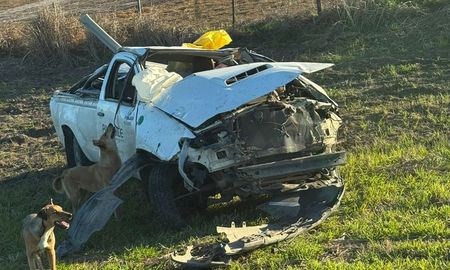 Un accidente fatal ocurrió este domingo en la ruta 4, a la altura de la localidad de María Luisa, en el departamento Las Colonias. Un accidente fatal ocurrió este domingo en la ruta 4, a la altura de la localidad de María Luisa, en el departamento Las Colonias.