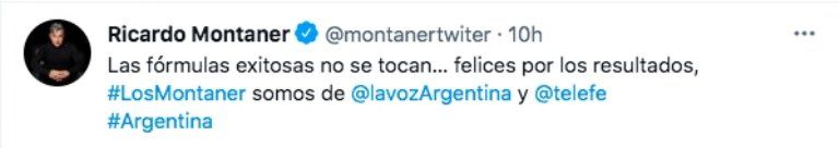 Ricardo Montaner salió a respaldar a sus hijos.