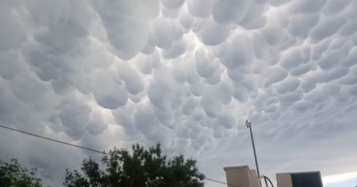 Córdoba: se vieron unas extrañas nubes en el cielo