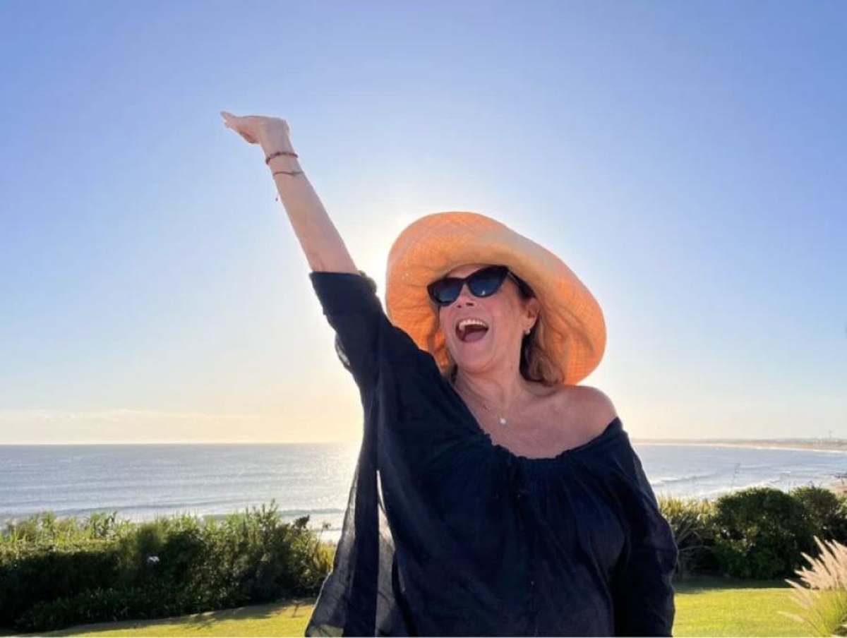 La foto de chacra que Mirtha Legrand le regaló a Marcela Tinayre.