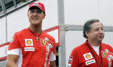 Michael Schumacher (izquierda) y Jean Todt (derecha). Michael Schumacher (izquierda) y Jean Todt (derecha).