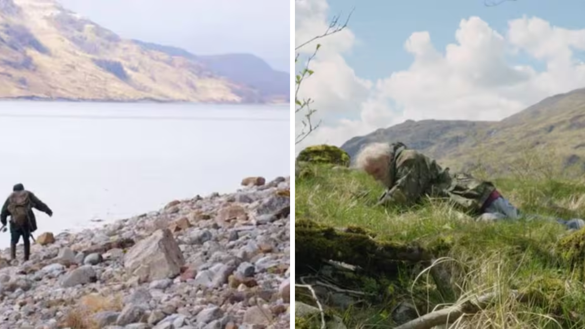 Ken Smith vive a la orilla del lago Treig, en un paraje aislado de la humanidad, en Escocia. Ken Smith vive a la orilla del lago Treig, en un paraje aislado de la humanidad, en Escocia.