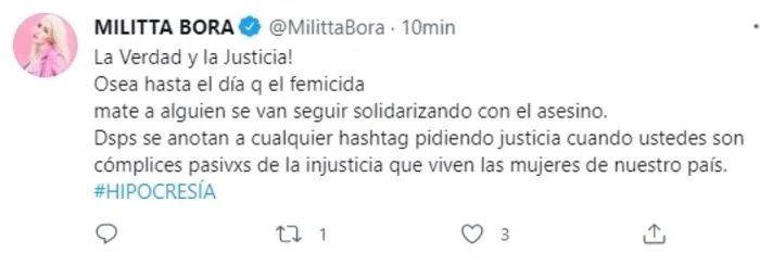 Militta Bora defenestró a Chano