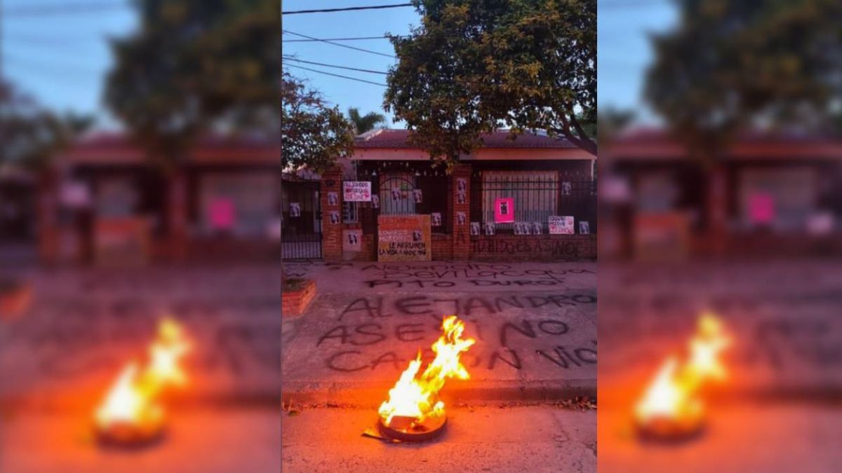 Incendio y disturbios en el taller y la casa familiar de uno de los acusados. Incendio y disturbios en el taller y la casa familiar de uno de los acusados.