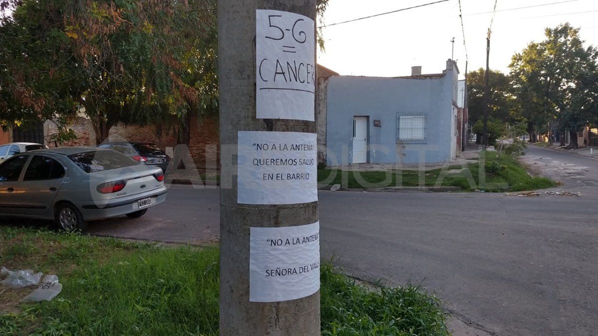 Un grupo de vecinos quiere impedir que se coloque una atenta 5G en barrio San Roque porque afirman que es cancerígena.