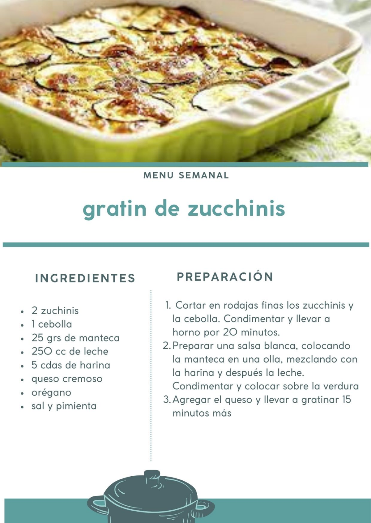 El paso a paso para hacer gratín de zucchinis en casa. El paso a paso para hacer gratín de zucchinis en casa.