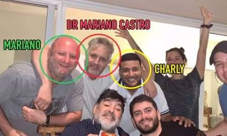 Quién es Charly, el acusado de haberle dado alcohol y marihuana a Maradona Quién es Charly, el acusado de haberle dado alcohol y marihuana a Maradona