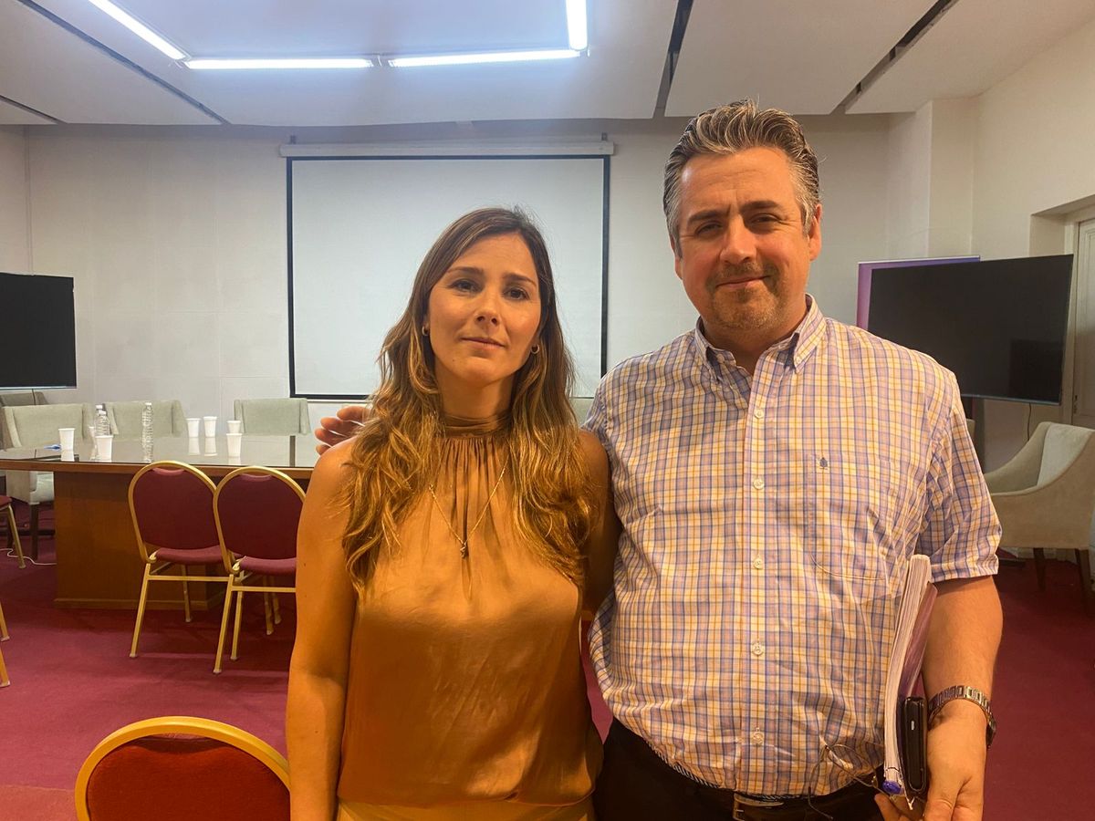 El ministro de Seguridad, Pablo Cococcioni, y la diputada Ximena García evaluaron el impacto de la batería de leyes aprobadas por la Legislatura en materia de seguridad pública durante los primeros dos años de gestión de Maximiliano Pullaro. El ministro de Seguridad, Pablo Cococcioni, y la diputada Ximena García evaluaron el impacto de la batería de leyes aprobadas por la Legislatura en materia de seguridad pública durante los primeros dos años de gestión de Maximiliano Pullaro.