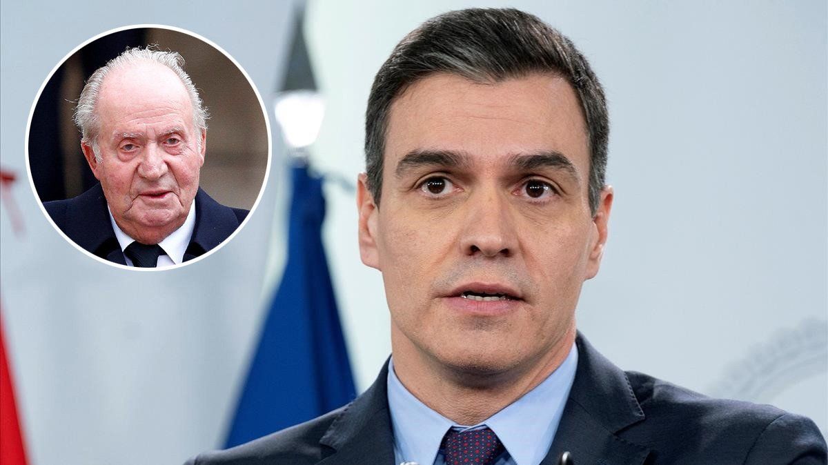 Pedro S&aacute;nchez asegura que desconoce el paradero de Juan Carlos I.