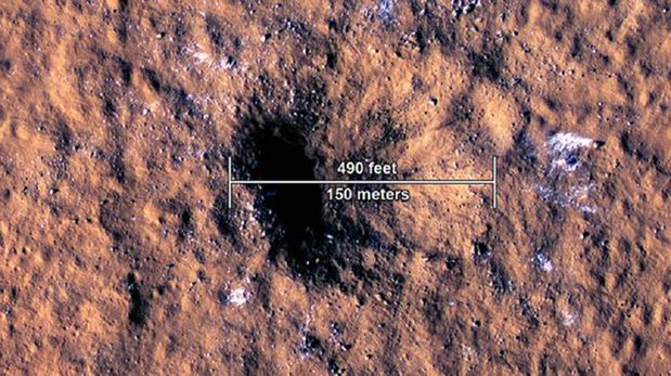 La Nasa logró captar los detalles del incidente gracias a su presencia en Marte.