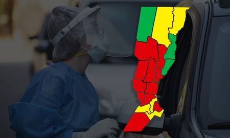 El mapa de riesgo epidemiológico de la provincia de Santa Fe al 30 de abri del 2021. El mapa de riesgo epidemiológico de la provincia de Santa Fe al 30 de abri del 2021.