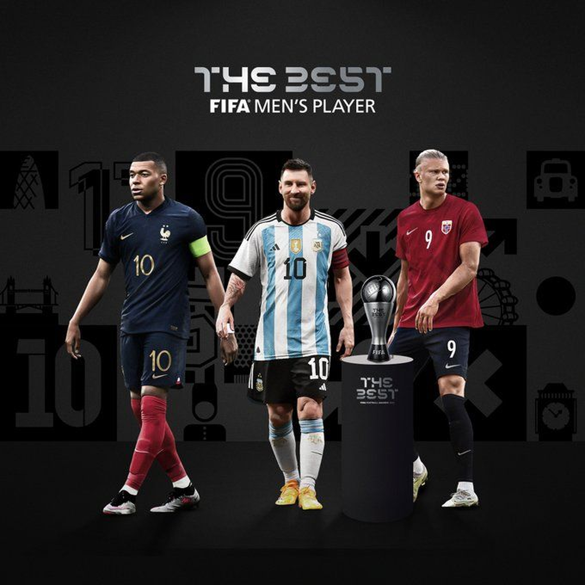 Messi competirá con Mbappé y Haaland por el premio The Best de la FIFA Messi competirá con Mbappé y Haaland por el premio The Best de la FIFA