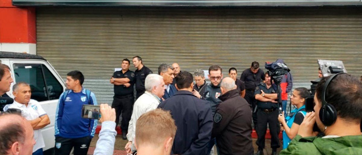 Atlético Tucumán no pudo ingresar al estadio de River