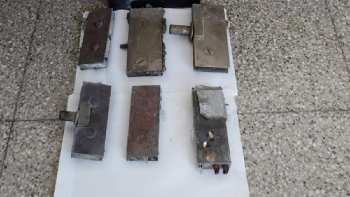 Los elementos fueron secuestrados por los agentes que patrullaban la zona.&nbsp;