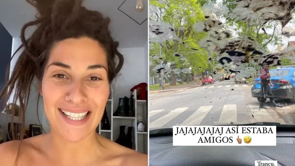 Ivana Nadal, víctima de unos limpiavidrios.