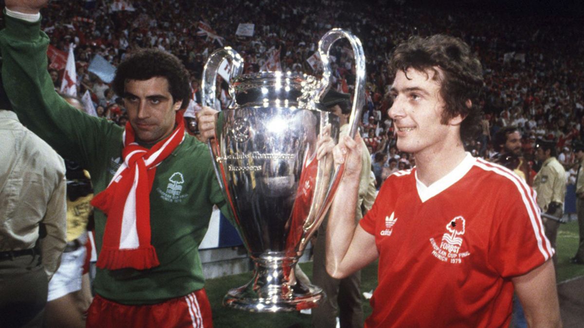 El Nottingham Forest se consagró bicampeón de la Liga de Campeones cuando dos años antes de su primera copa estaba en segunda división de Inglaterra.