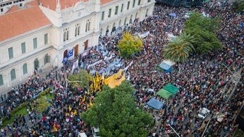 A un año de la masiva marcha universitaria, los docentes vuelven a exigir mejores salarios