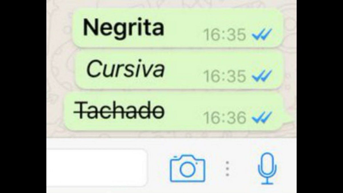 Whatsapp Cómo Usar Negritas Subrayado O Cursivas En Tus Chats 8603