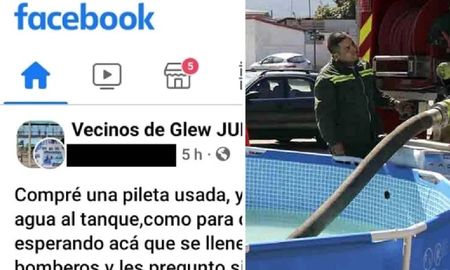 Llamó a los bomberos para que le llenaran la pileta, se quejó porque le habían querido cobrar y los usuarios la mataron en las redes Llamó a los bomberos para que le llenaran la pileta, se quejó porque le habían querido cobrar y los usuarios la mataron en las redes