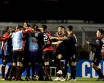Una imagen que quedará grabada para siempre para los hinchas de Colón, a dos años del Morumbazo.