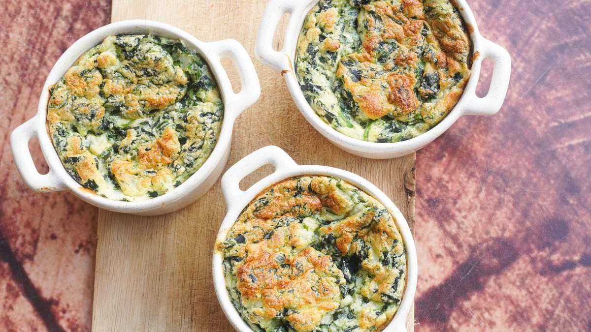 Cómo hacer suflé de espinaca en casa: la receta más fácil