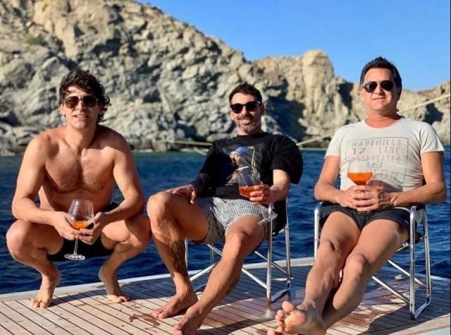 Lucas Langelotti se rodea de figuras tanto nacionales como internacionales. 