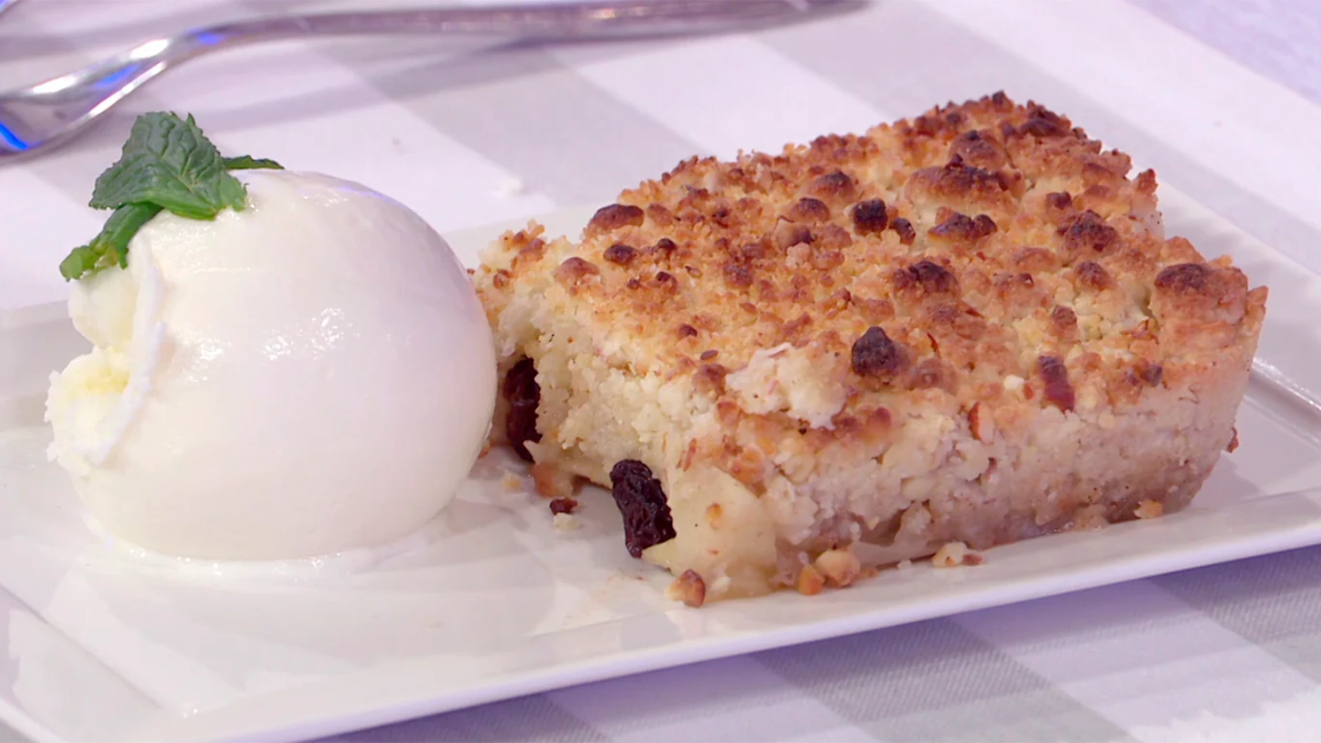 Crumble de pera: la receta fácil y económica para disfrutar de un postre único en casa