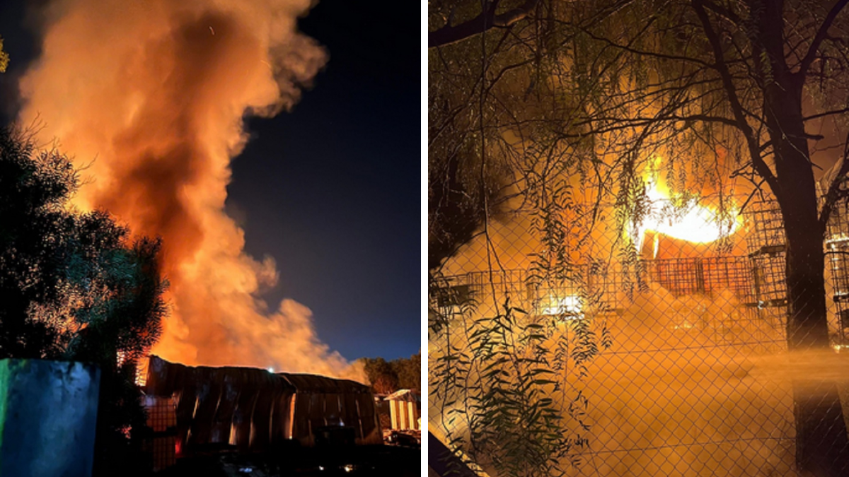  Un incendio devastó una fábrica de colchones en Paraná. Un incendio devastó una fábrica de colchones en Paraná.