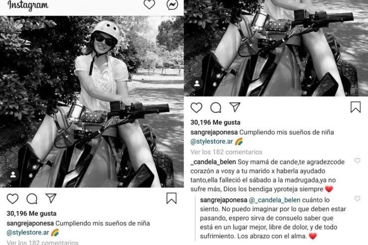 El mensaje a la China Suárez. 