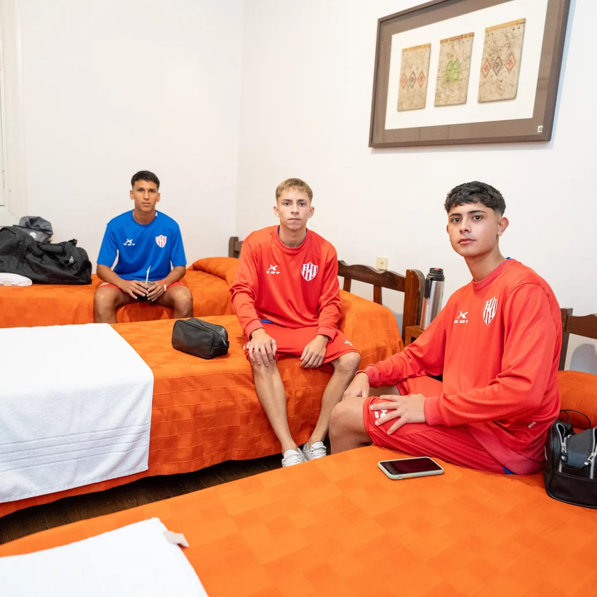 Unión dio a conocer como viajan los jugadores de inferiores cada fin de semana. Foto: Prensa Unión.