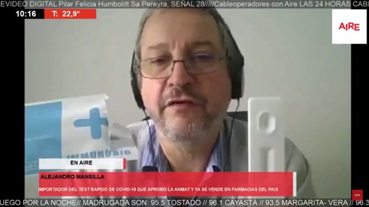 El test rápido se podrá comprar en las farmacias de Santa Fe dentro de 15 días a $2.600.&nbsp;