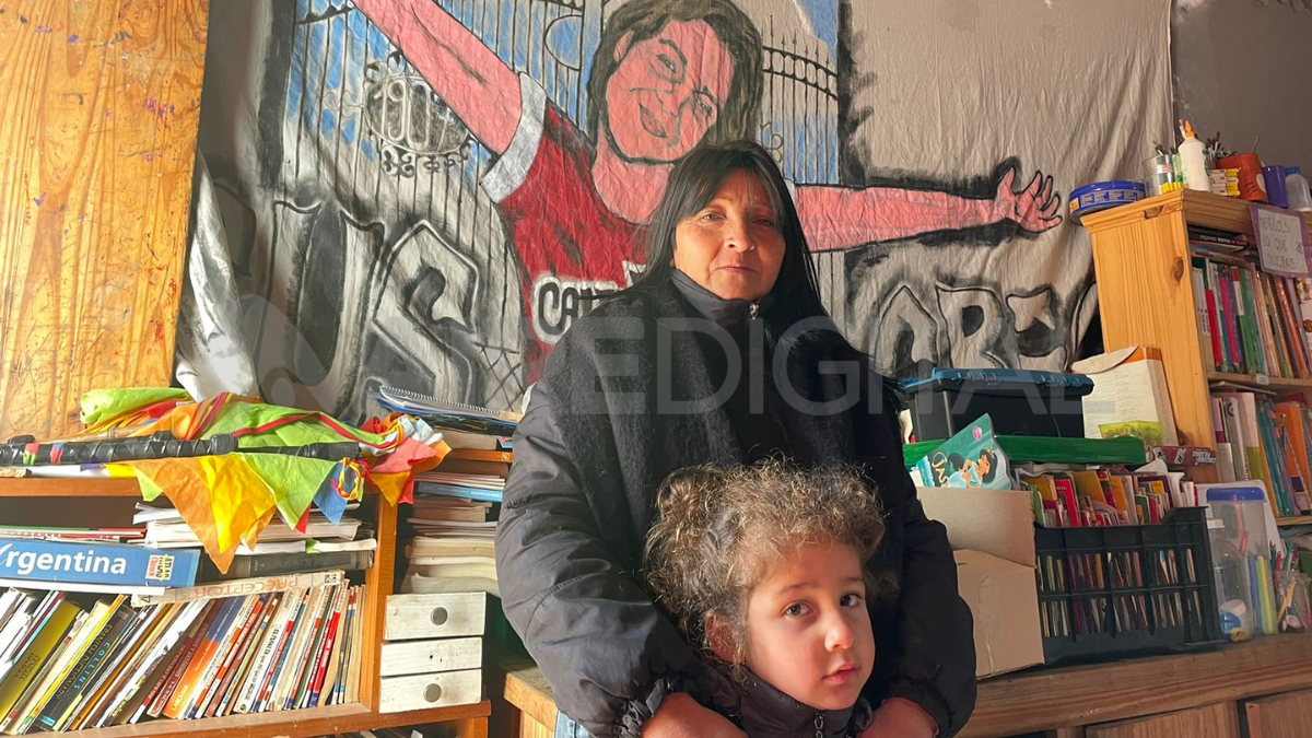 La historia del merendero La Casa de Agus. Agustina es la foto del mural