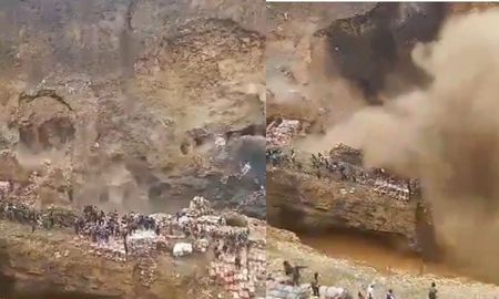 tragedia: al menos 32 mineros ilegales murieron por un puente improvisado tragedia: al menos 32 mineros ilegales murieron por un puente improvisado