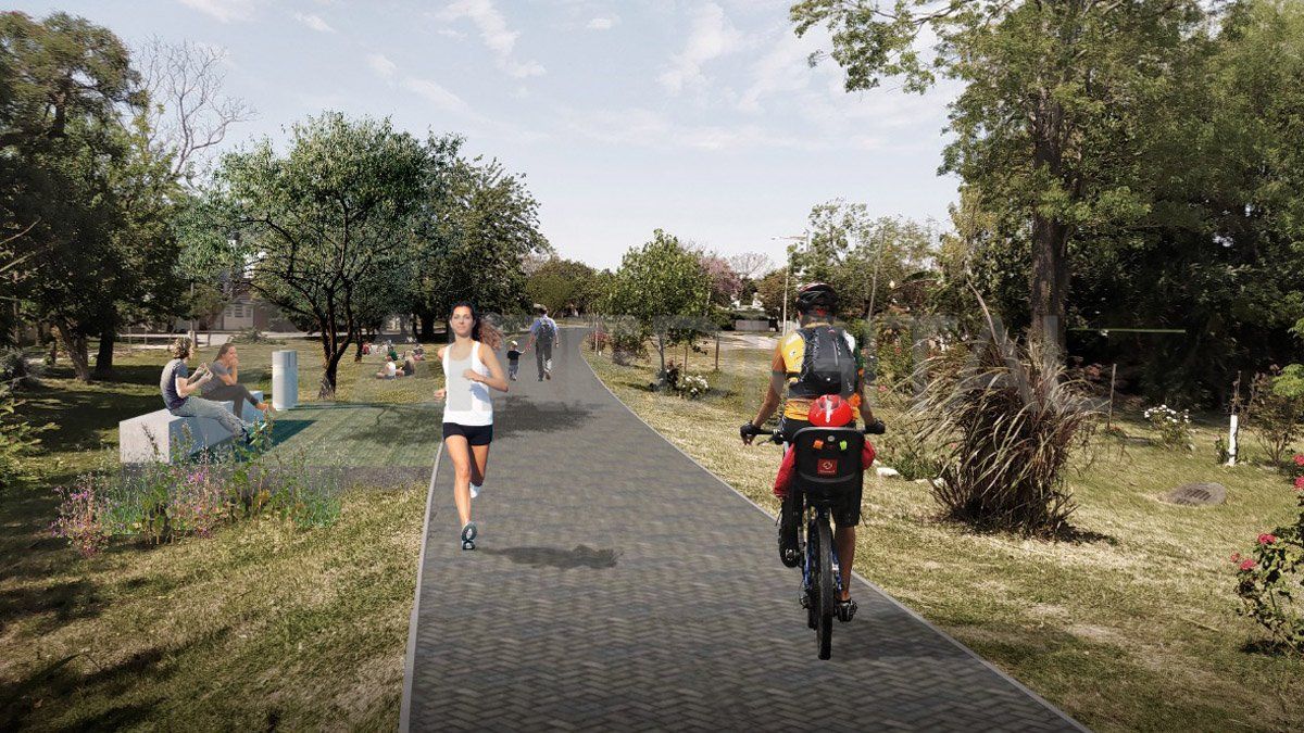 El proyecto prevé la recuperación de un tramo de doscientos metros entre el actual Paseo Escalante y la Plaza Chaplin