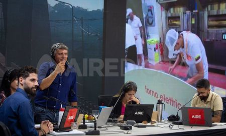 AIRE transmite en vivo el Cameponato Mundial de la Pizza en Parma, Italia. AIRE transmite en vivo el Cameponato Mundial de la Pizza en Parma, Italia.