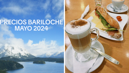 Viajó a Bariloche y mostró todo lo que gastó para comer en sus vacaciones