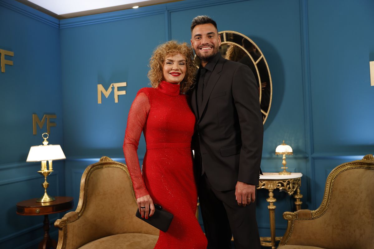 Eliana Guercio y Chiquito Romero, inseparables. Eliana Guercio y Chiquito Romero, inseparables.