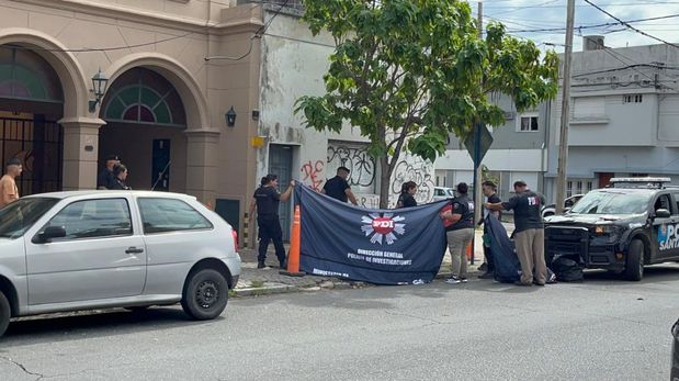 La PDI y la policía de Santa Fe trabajaron en el lugar de hallazgo.&nbsp;